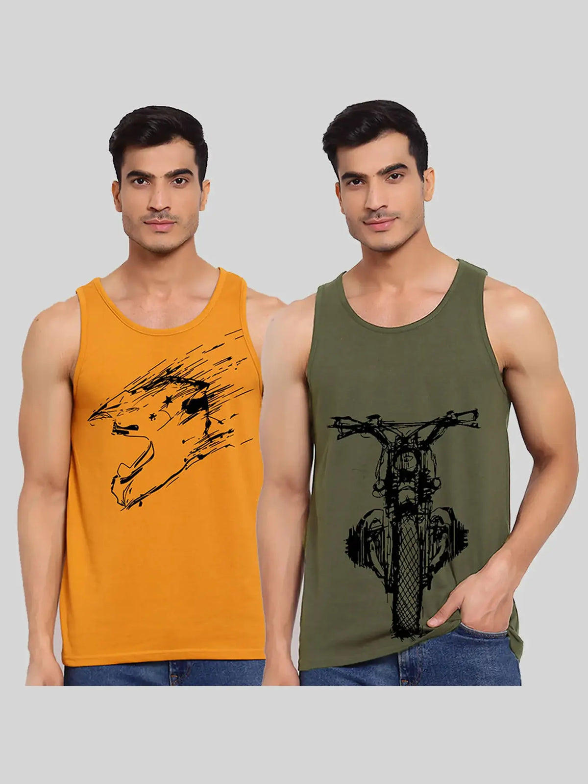 Latest Bikers Combo Printed Vests