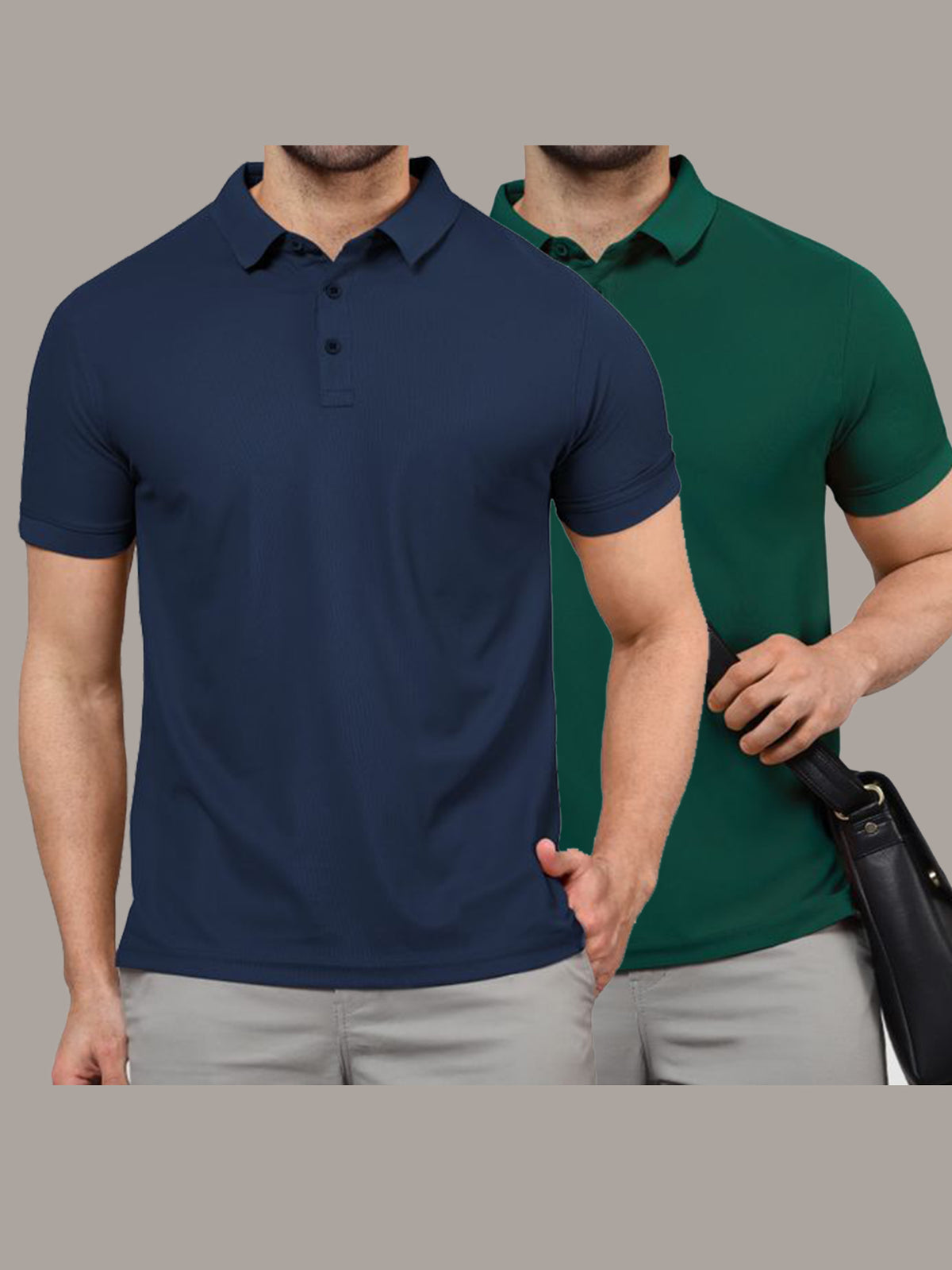 Blue & Green Polo T-Shirts Combo Pack