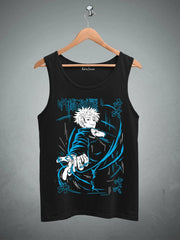 Gojo Satoru Black Tank Tops