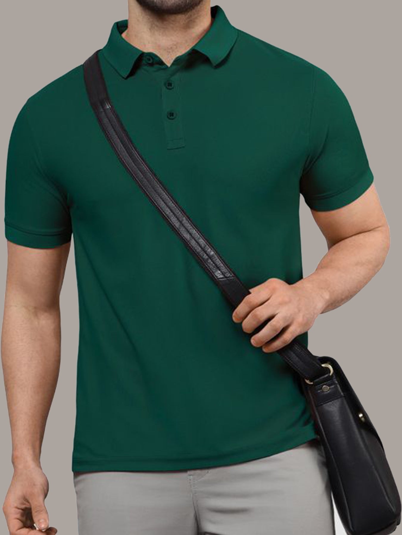 Green & Mint Blue Polo T-Shirts Combo Pack