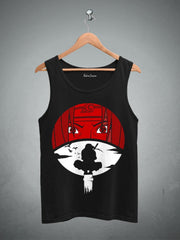 Itachi Uchiha Black Tank Top And T-Shirt Combo