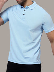 Blue & Mint Blue Polo T-Shirts Combo Pack