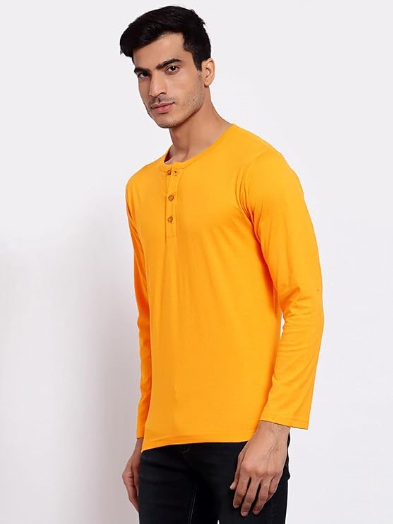 Stylish Full Sleeves Henley T-Shirt