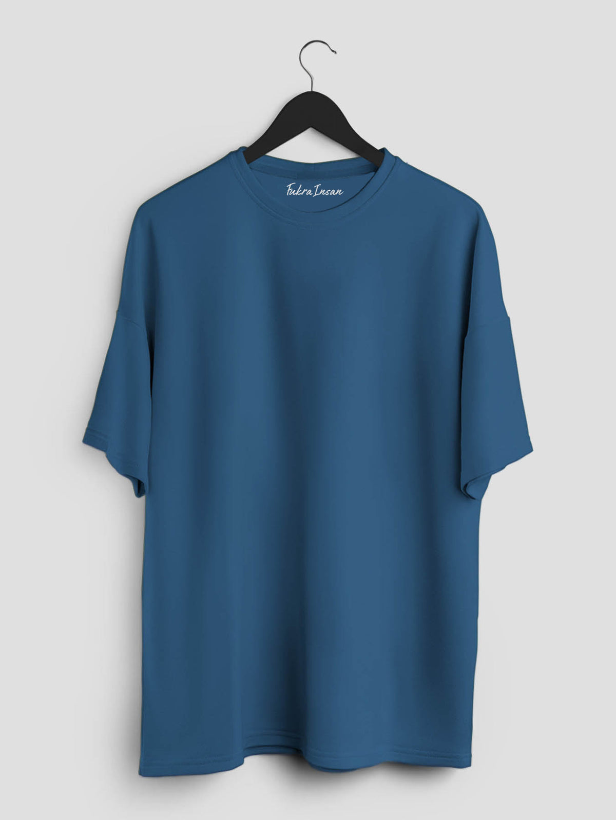 Plain Oversized Blue T-Shirt