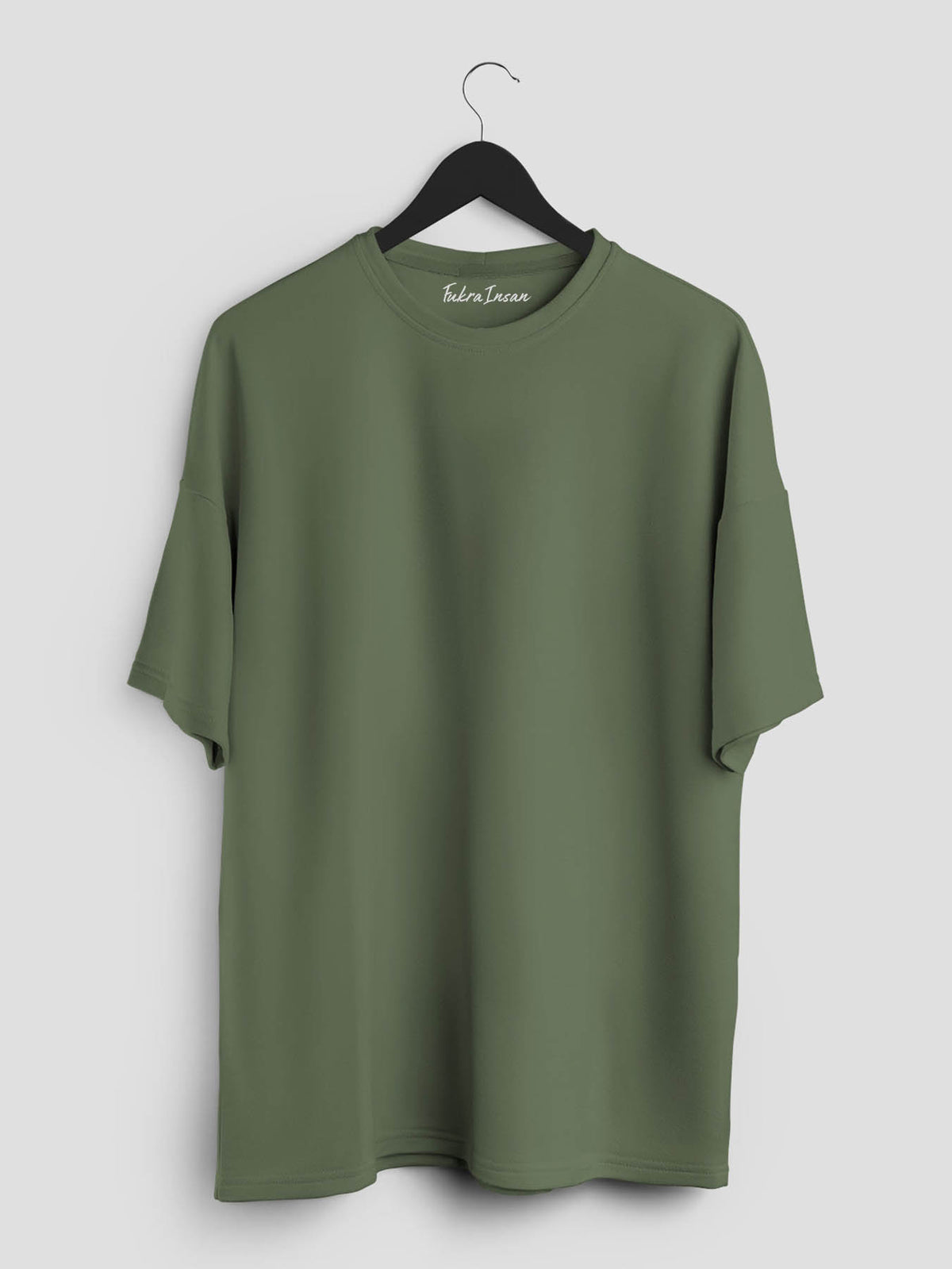 Plain Oversized Green T-Shirt