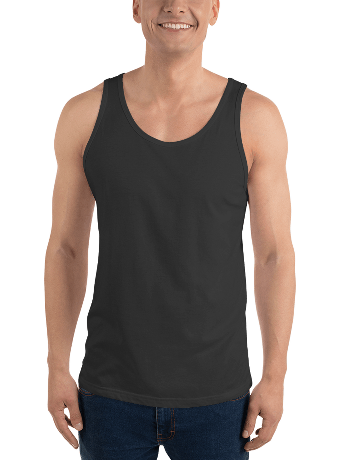 Plain Black Tank Tops