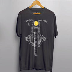 Enfield Bike Grey T-Shirt