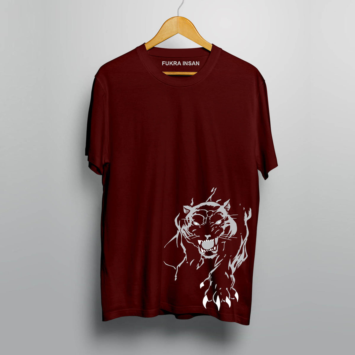 Wild Lion Maroon T-Shirt