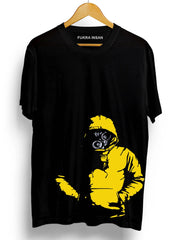 Yellow Boy Black T-Shirt